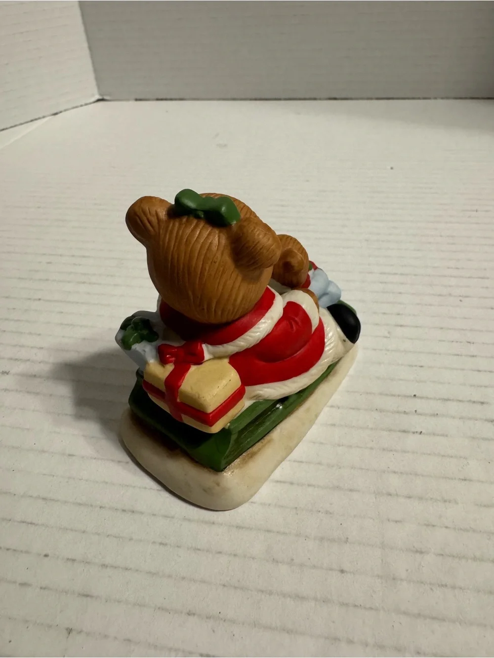 VTG Home Interiors Christmas Bears Set of 2